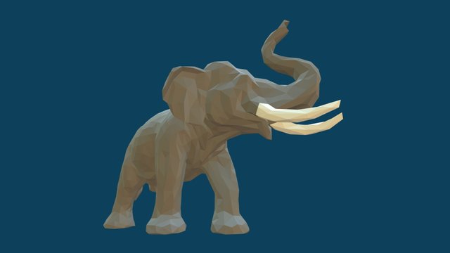 Asian Elephant 3D Model