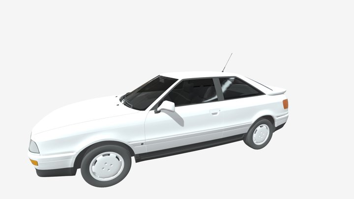 Audi Coupe Quattro B3/B4/80/90/S2/CQ 3D Model
