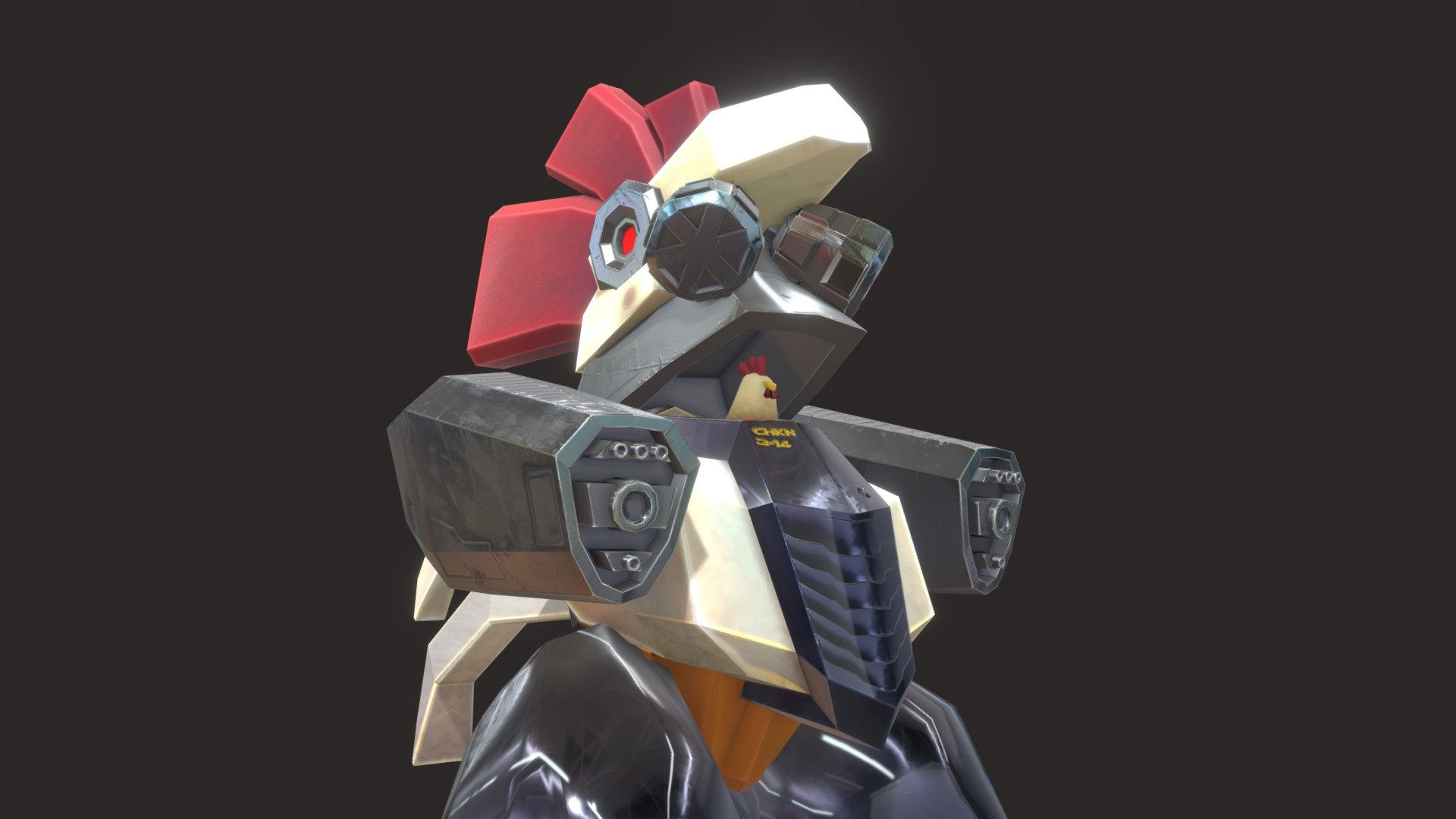 Chicken Mech - 3D model by Jirte.Vanhoenacker [2aefff8] - Sketchfab