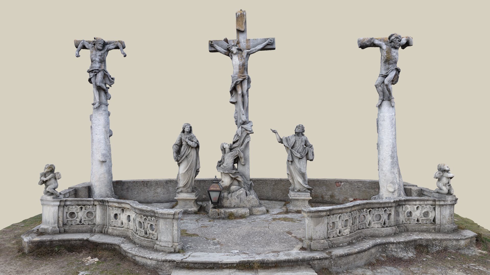 Kreuzigungsgruppe — Sketchfab embed 3D viewer