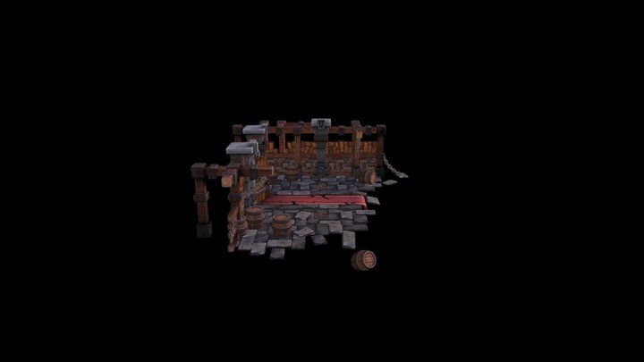Dungeon Environment 3D Model