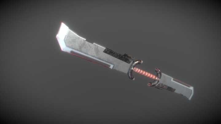 Double Edged Sword 3D Model