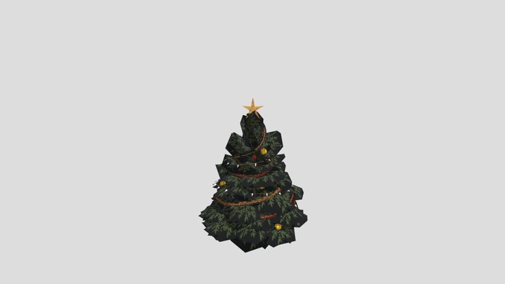Granny Chrismas tree 3D Model