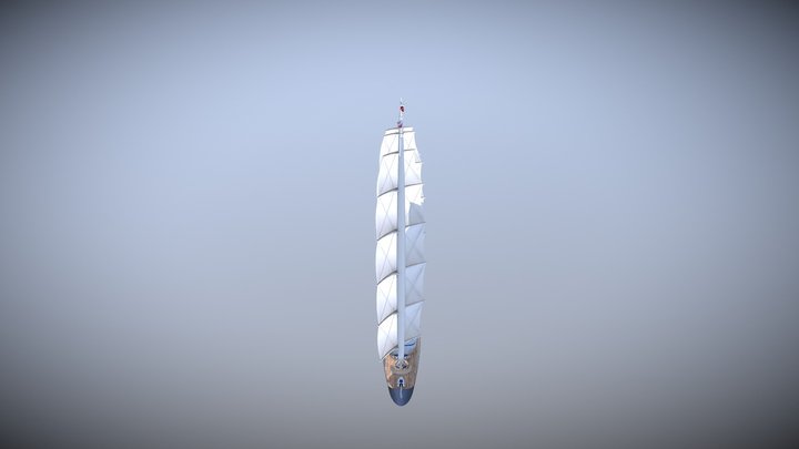 sailed vessel 3D Model