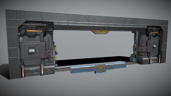 Gate exerciser submission from CGCookie 3D Model