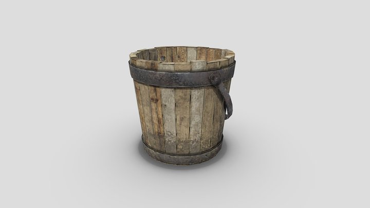 Medieval Bucket 3D Model