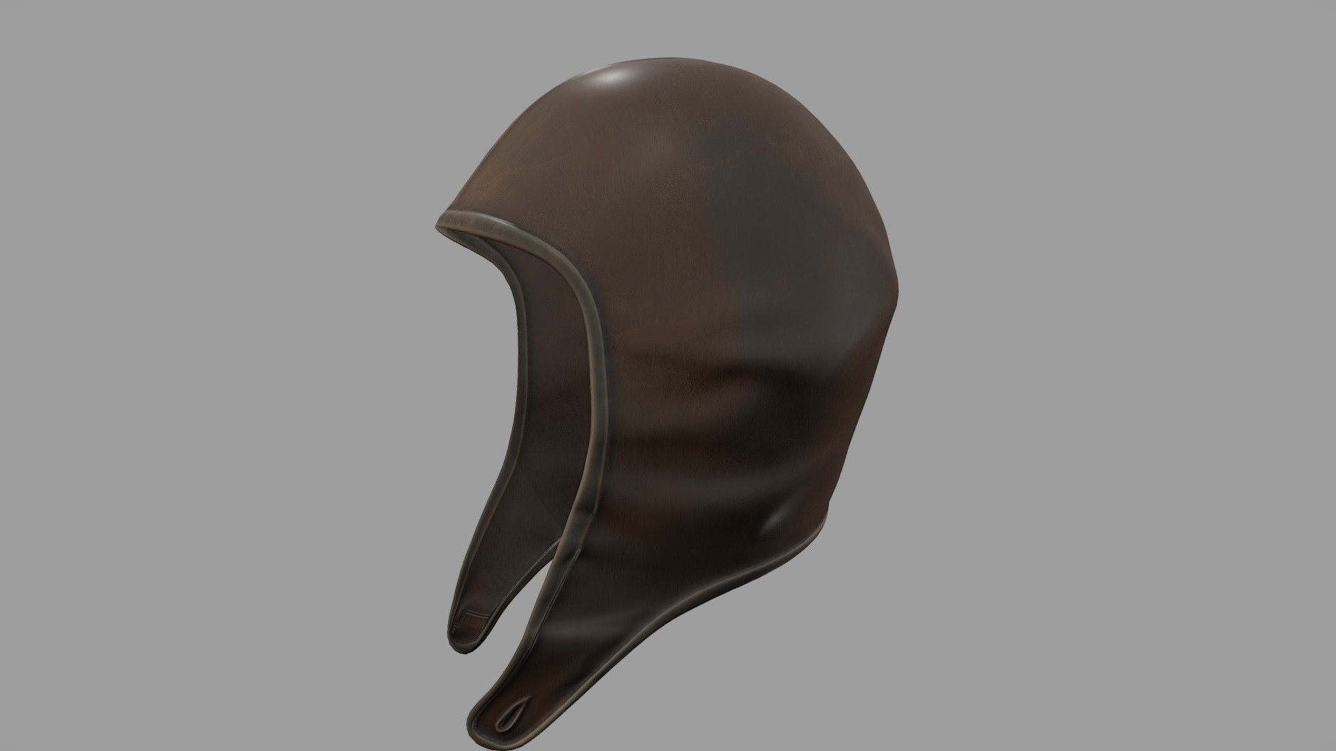 Old Vintage Aviation Pilot Helmet - Buy Royalty Free 3D model by 3dia