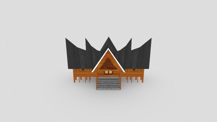 Rumah Gadang - Sumatera Barat 3D Model