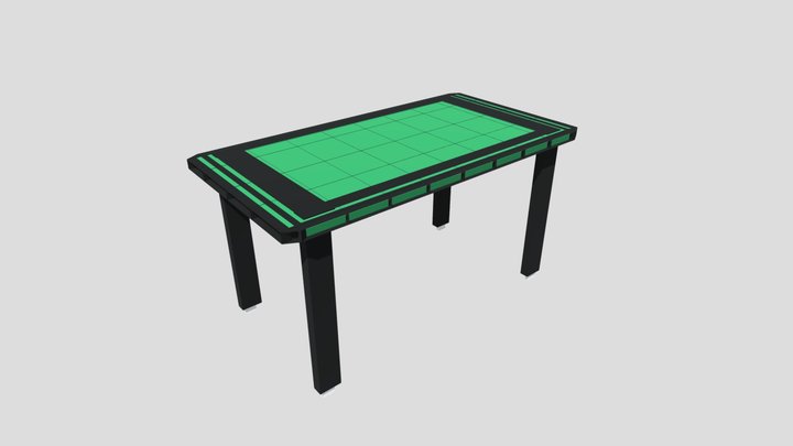 Sci-fi Table : A digital display table 3D Model