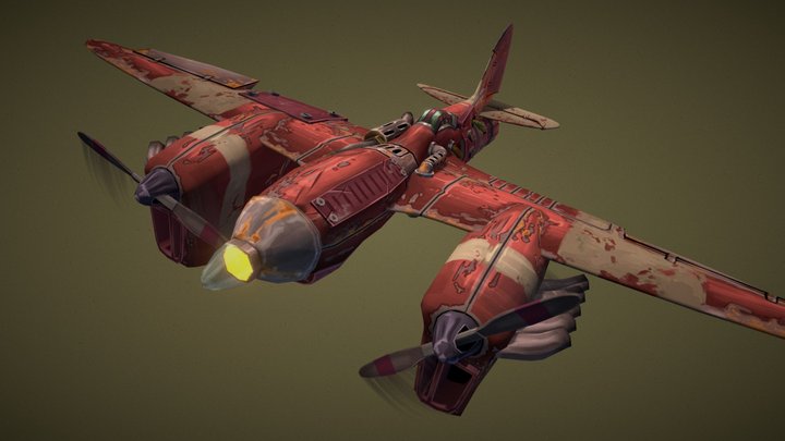 The Red Krestel - Rustairborn 3D Model