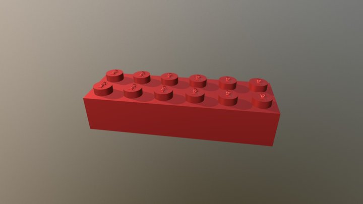 Lego2x6 3D Model