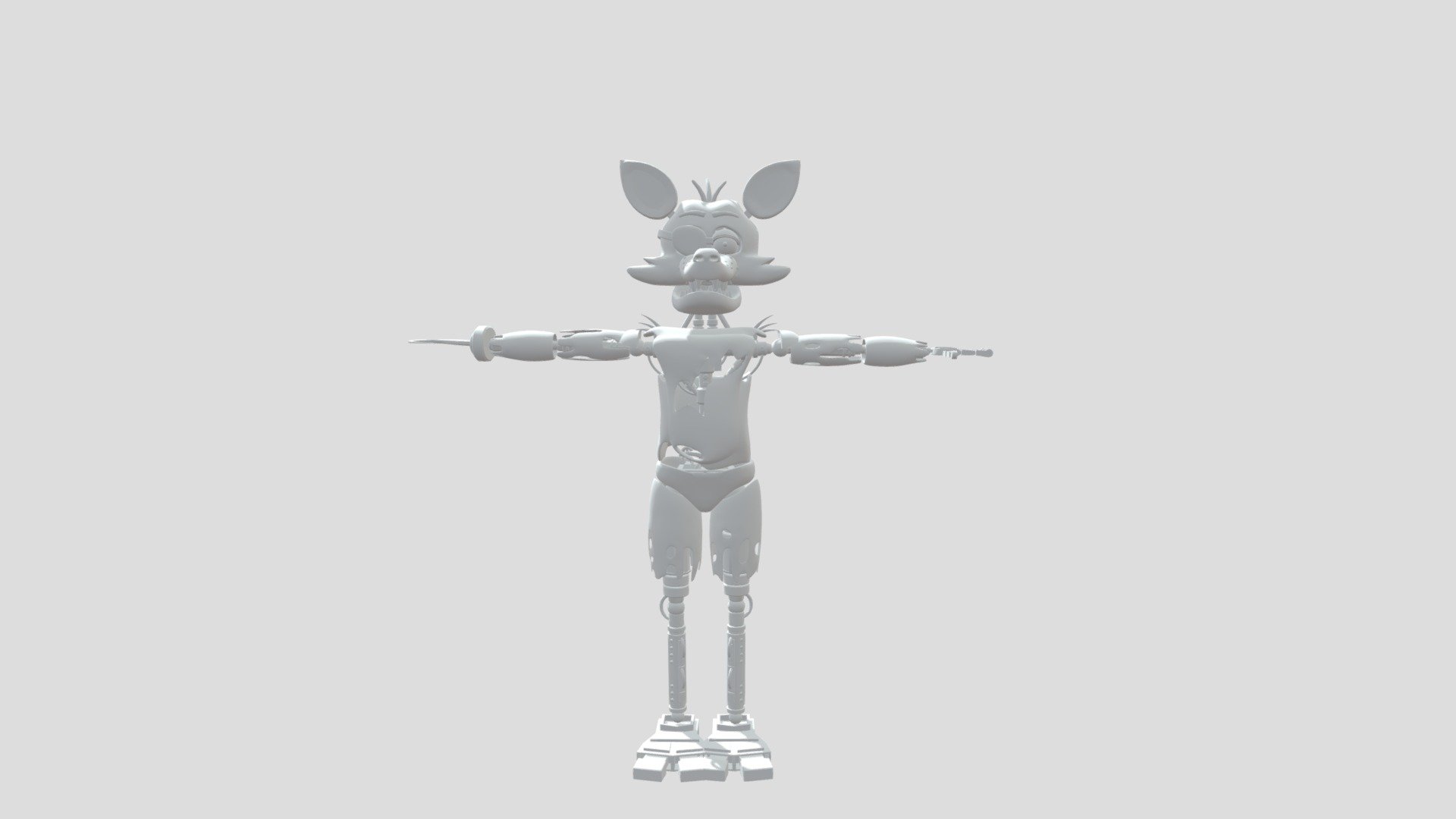 Foxy - Download Free 3D model by dwall8611 [2afb916] - Sketchfab