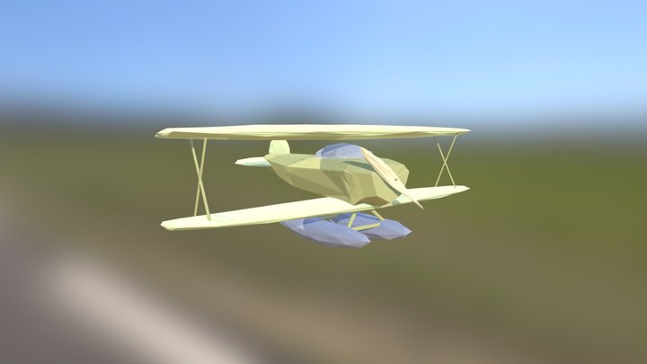 Hydro Plane 3D Model
