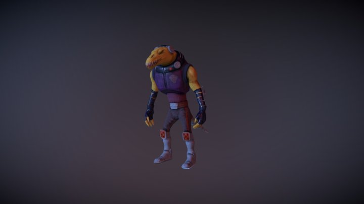 Diesel the Lizard 3D Model