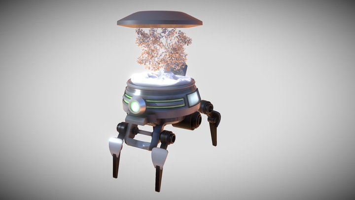 Terrarium Bot (inspired by @nerdscribbles) 3D Model
