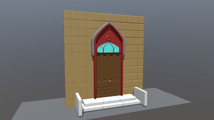 Project 3 Door Scene 3D Model