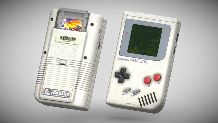 Nintendo Game Boy Classic 3D Model