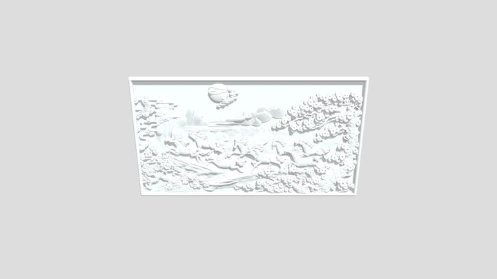 Race Horse wood carving file OBJ  for CNC 3D Model