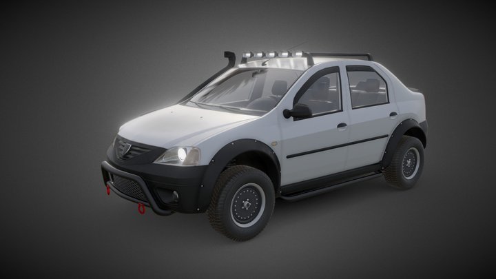 Dacia Logan Off-Limits 3D Model