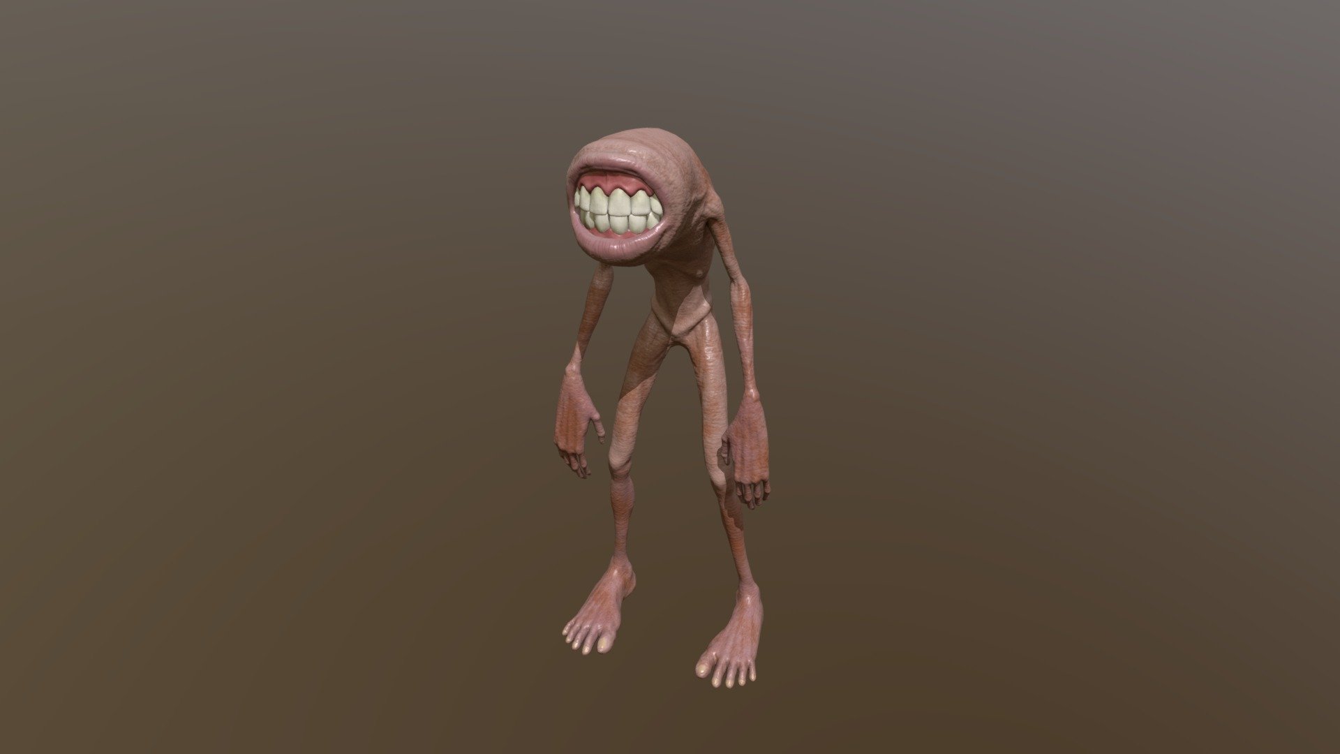Mouth Monster - 3D model by MaskedApe [2aff8ee] - Sketchfab