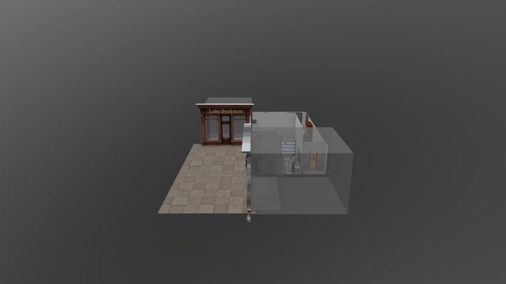 Origami shop 3D Model