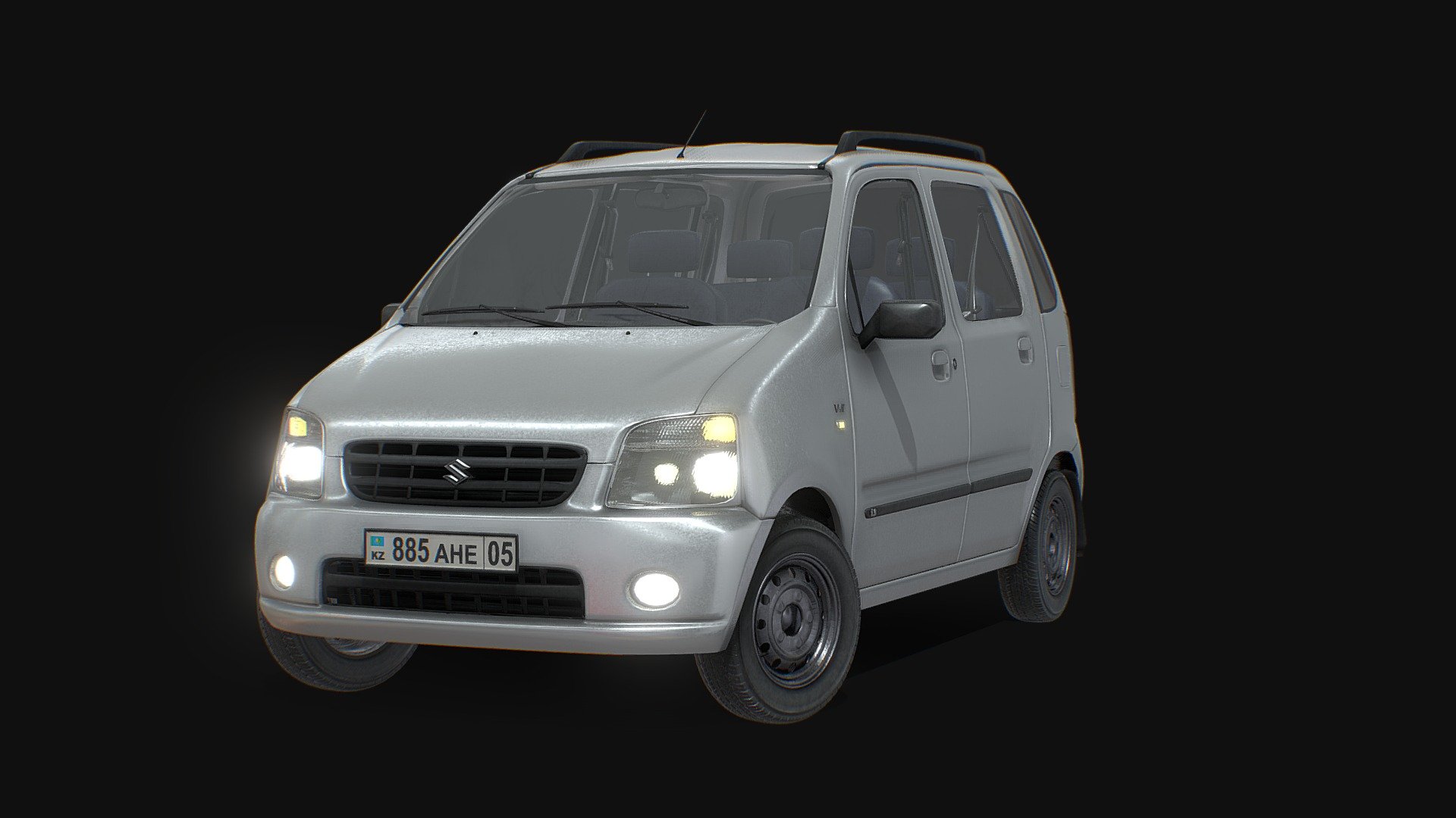 Suzuki Wagon R+ - Buy Royalty Free 3D model by karaman.arman [2b0011e ...