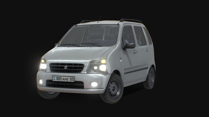 Suzuki Wagon R+ 3D Model
