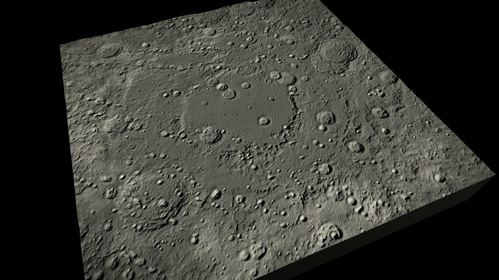 Hertzsprung crater on the Moon (ca 600 km diam.)