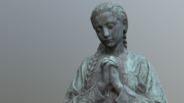 Sculpture H. Allouard, Père-Lachaise 3D Model