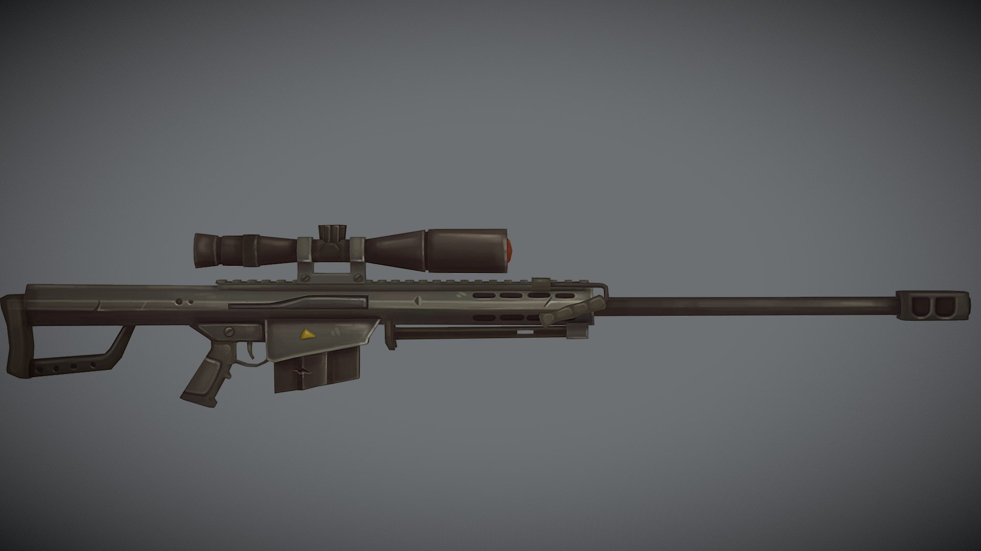 Low poly Barrett M82 Stylized - Buy Royalty Free 3D model by Gabriel ...