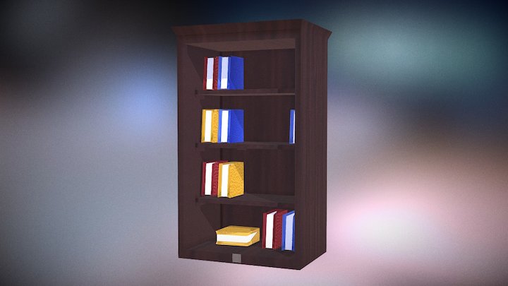 Bookcase 3D Model