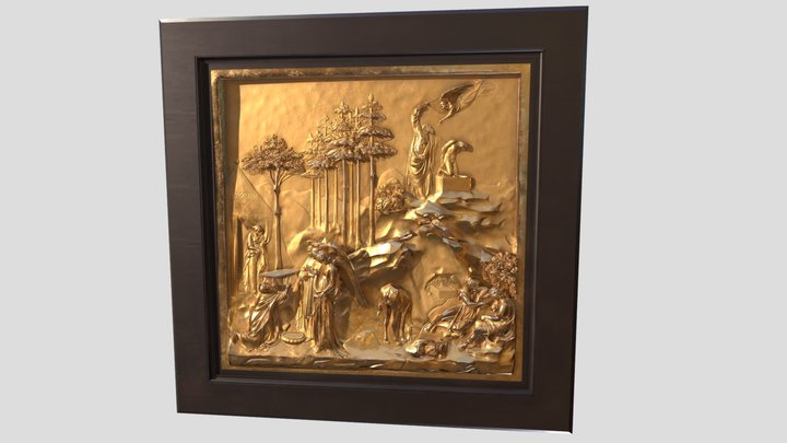 Gates of Paradise Abraham Panel 3D Model