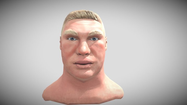 Young Brock Lesner 3D Model
