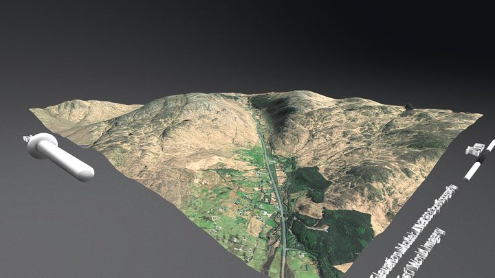 Barnesmore Gap, Ireland – Modelo 3D gratuito STL