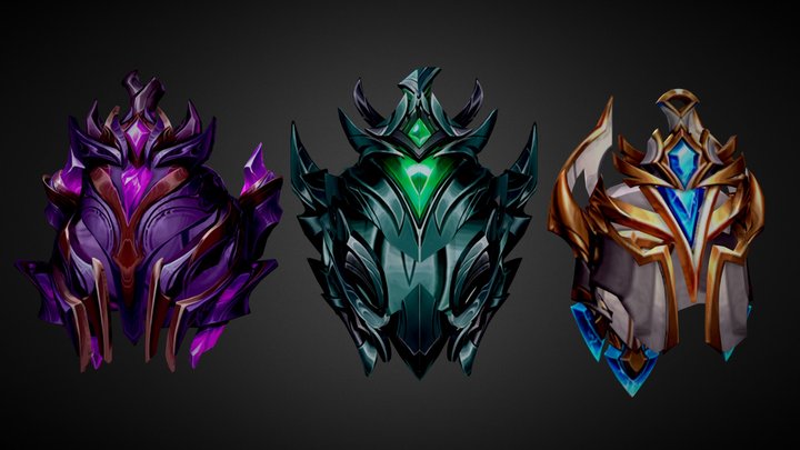 Legendary Helmet (League of Legends) 3D Model