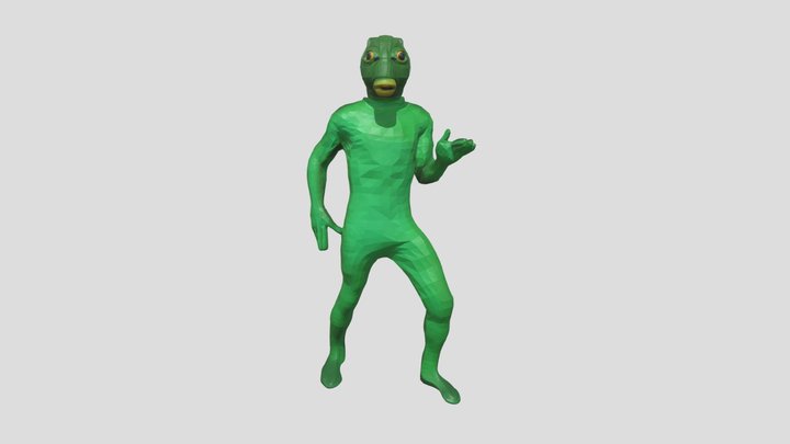 Goofy Fishman 3D Model