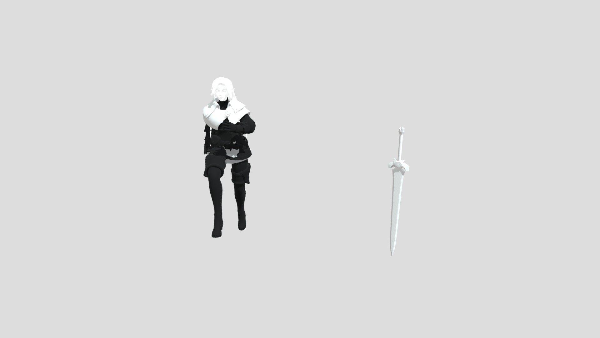 Idle, Walk, run_ Cycle - Download Free 3D model by Drmitchell5 [2b03db7 ...