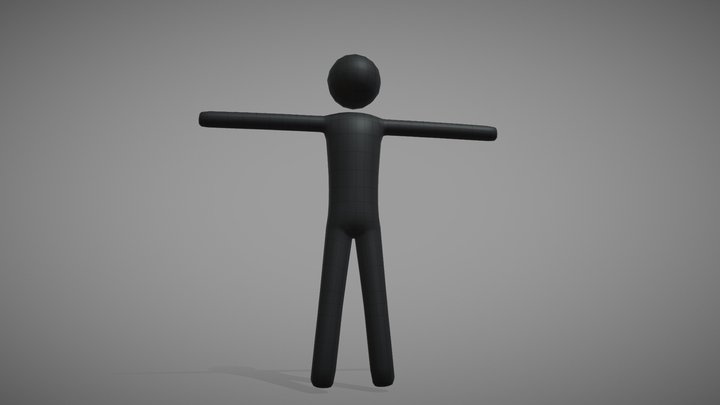 Stickman 3D Model