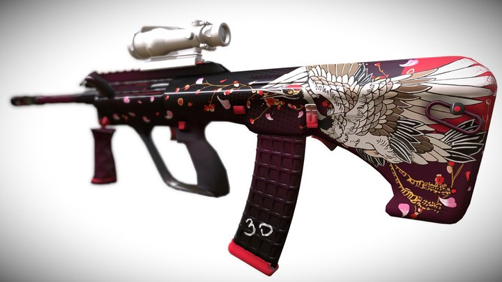 AUG | Crane (Reworked) 3D Model