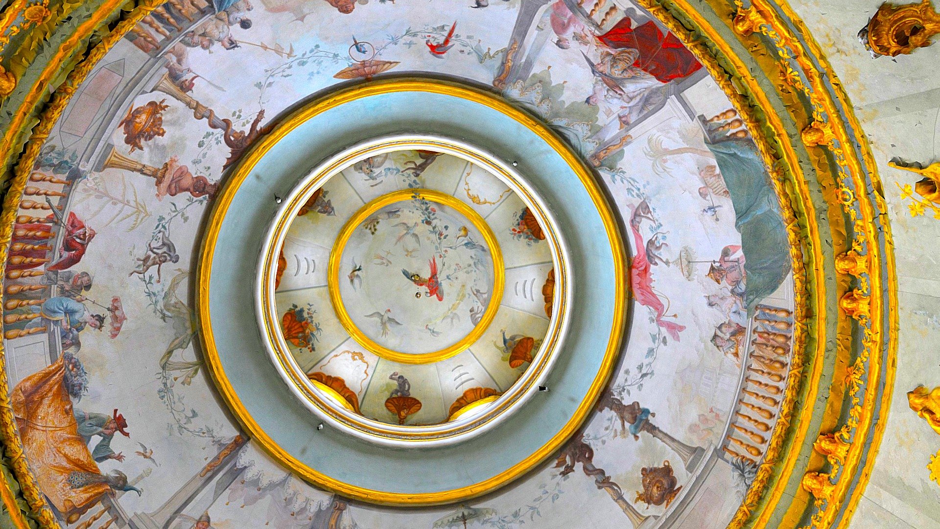 Domed ceiling, Chinese House at Sanssouci Park