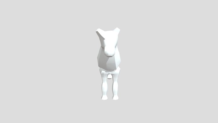 Horse 3 Leg 3D Model