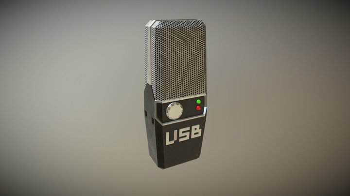 Microphone 3D Model