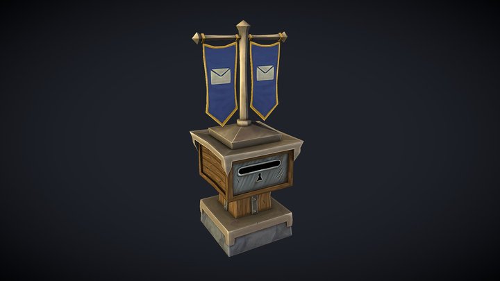 World of Warcraft Mailbox - Handpainted Fan Art