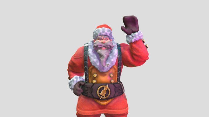 Santa Claus 3D Model