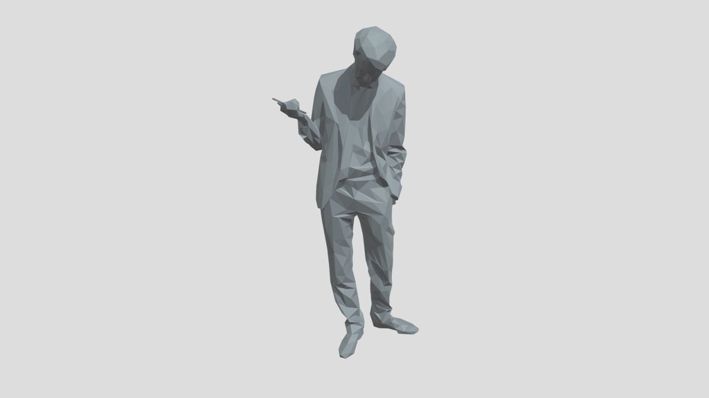 Lowpoly Male Standing