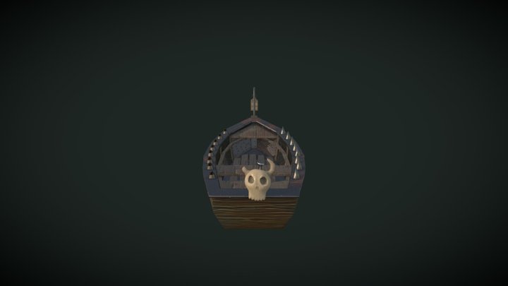 Demon Hunter's Boat 3D Model