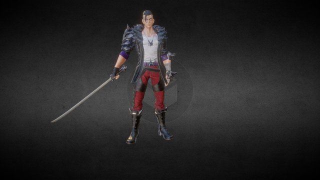 warrior 3D Model