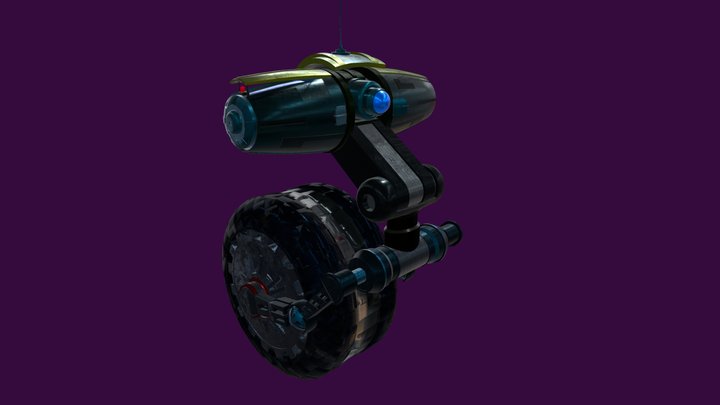 Riding Robot Challenge_D 3D Model