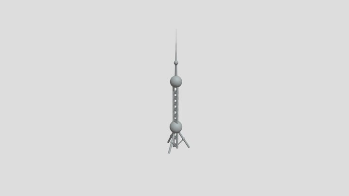 Orient Pearl Tower 3D Model