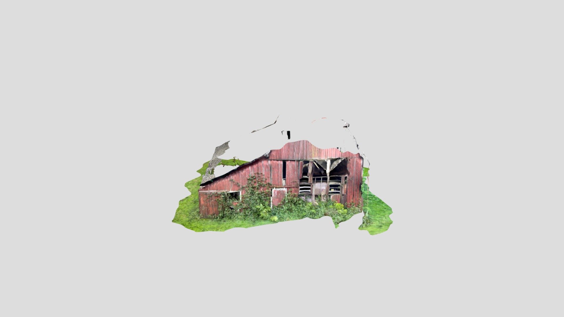 Old red barn